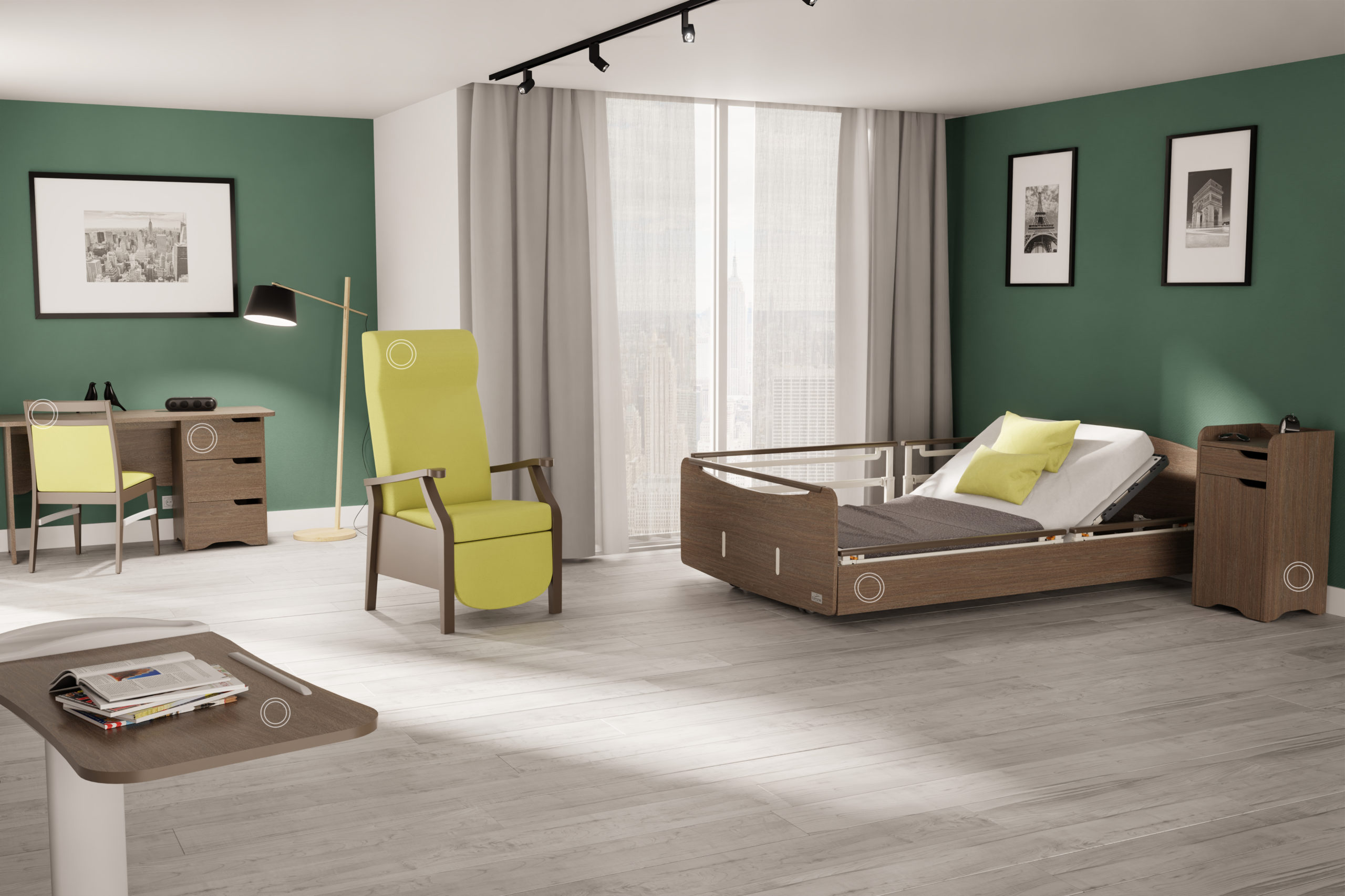 Chambre urban 3 en